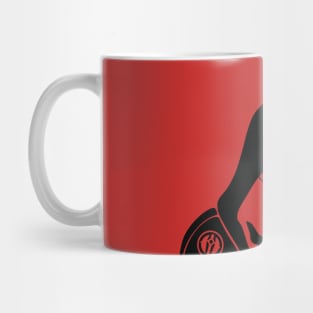 Black Darth Revan Peekaboo in Black Mug